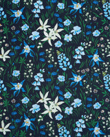 Schumacher Oz Floral Ebony Fabric