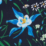 Schumacher Oz Floral Ebony Fabric
