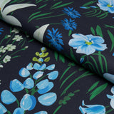 Schumacher Oz Floral Ebony Fabric