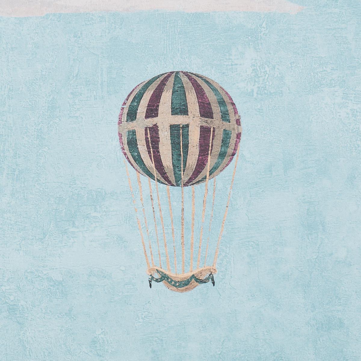 Schumacher Promenade 4 Panel Set Document Wallpaper