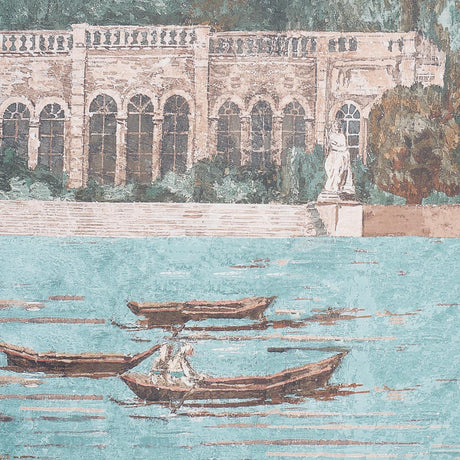 Schumacher Promenade 4 Panel Set Document Wallpaper