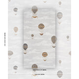 Schumacher Up, Up And Away! Grisaille Wallpaper