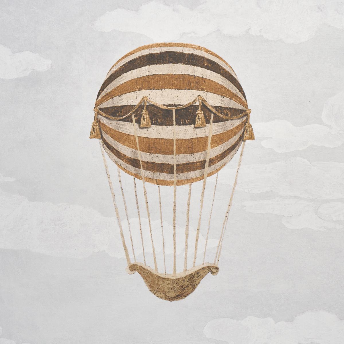 Schumacher Up, Up And Away! Grisaille Wallpaper