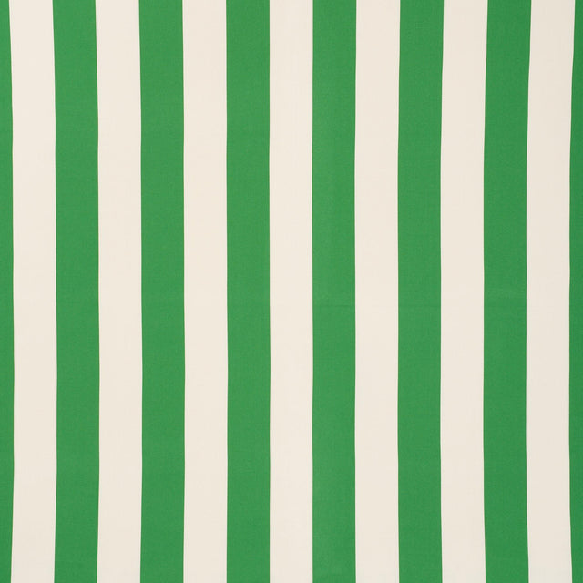 Schumacher Cabana Stripe Indoor/Outdoor & Green Fabric