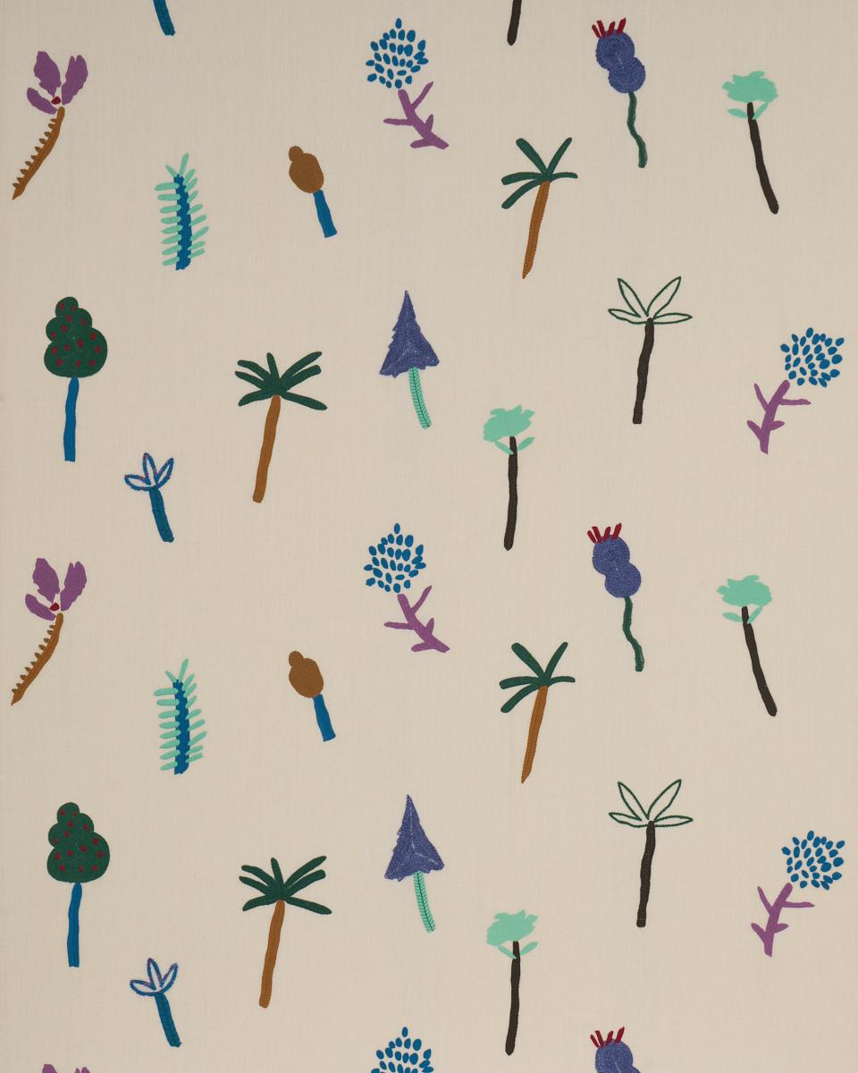 Schumacher Tropical Trees Multi Fabric