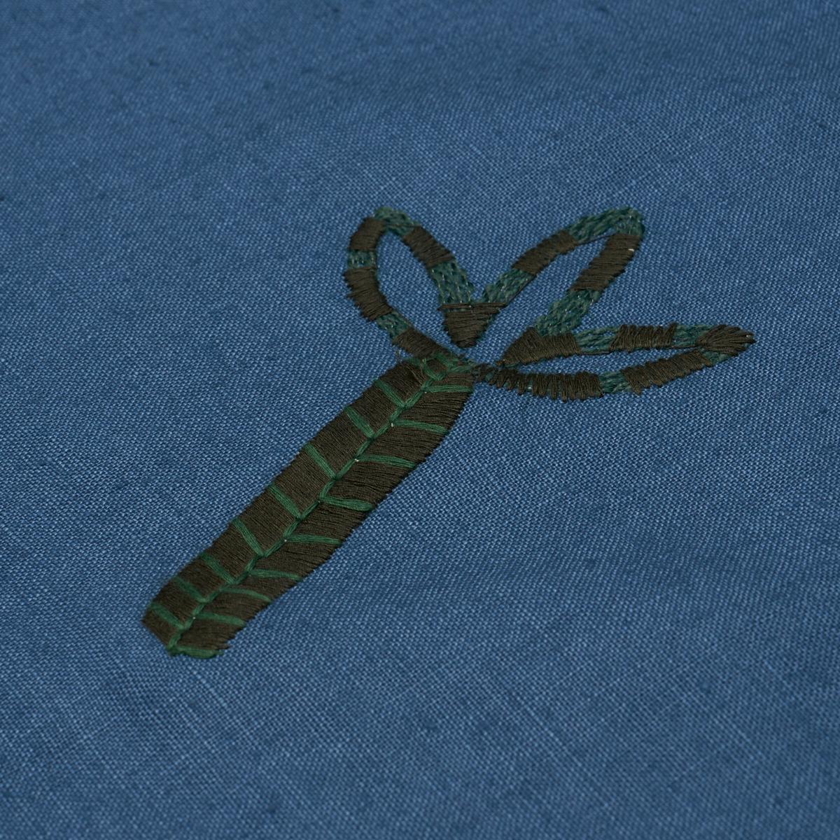 Schumacher Tropical Trees Blue Fabric