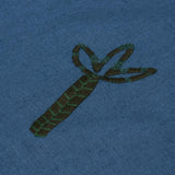 Schumacher Tropical Trees Blue Fabric