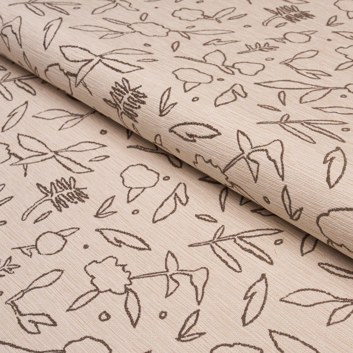 Schumacher Jungle Vine Oat Fabric