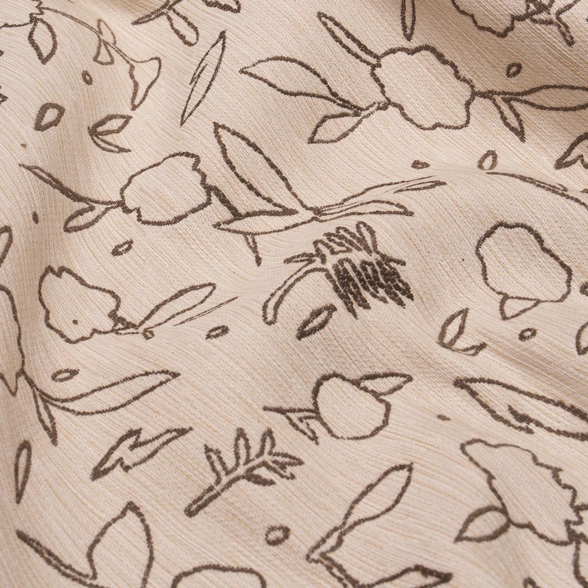Schumacher Jungle Vine Oat Fabric
