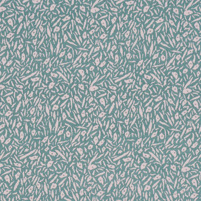 Schumacher Jungle Moss Sky Fabric