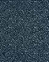Schumacher Jungle Vine Dark Blue Fabric