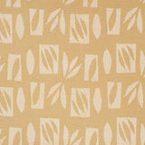 Schumacher Banana Leaf Cut Out Cream Fabric