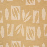 Schumacher Banana Leaf Cut Out Cream Fabric