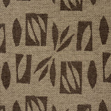 Schumacher Banana Leaf Cut Out Brown Fabric