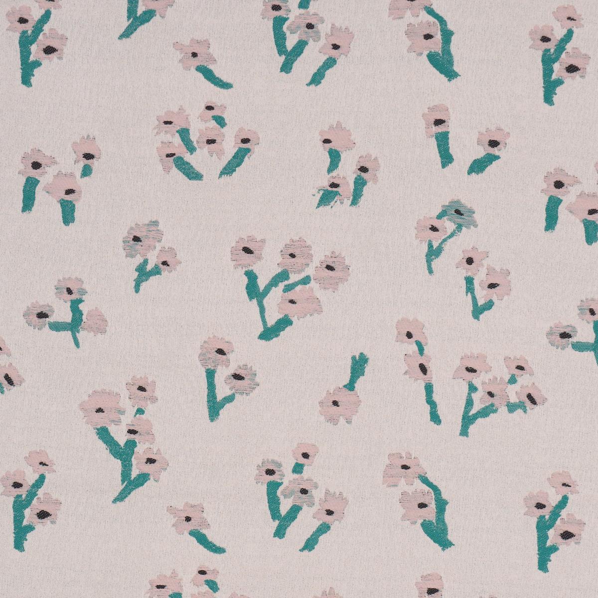 Schumacher Rosie Posy Woven Pink Fabric