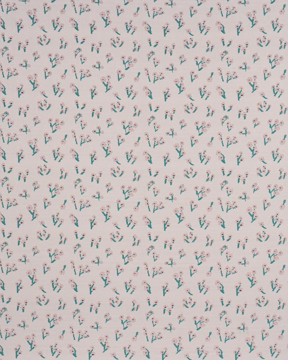Schumacher Rosie Posy Woven Pink Fabric