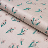 Schumacher Rosie Posy Woven Pink Fabric