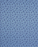 Schumacher Rosie Posy Woven Blue Fabric