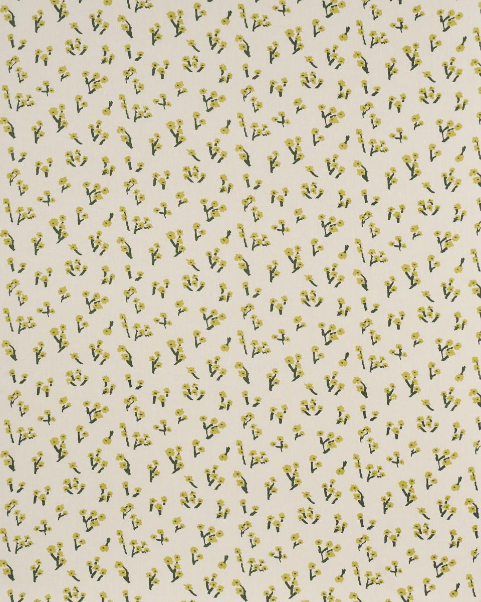 Schumacher Rosie Posy Yellow Fabric