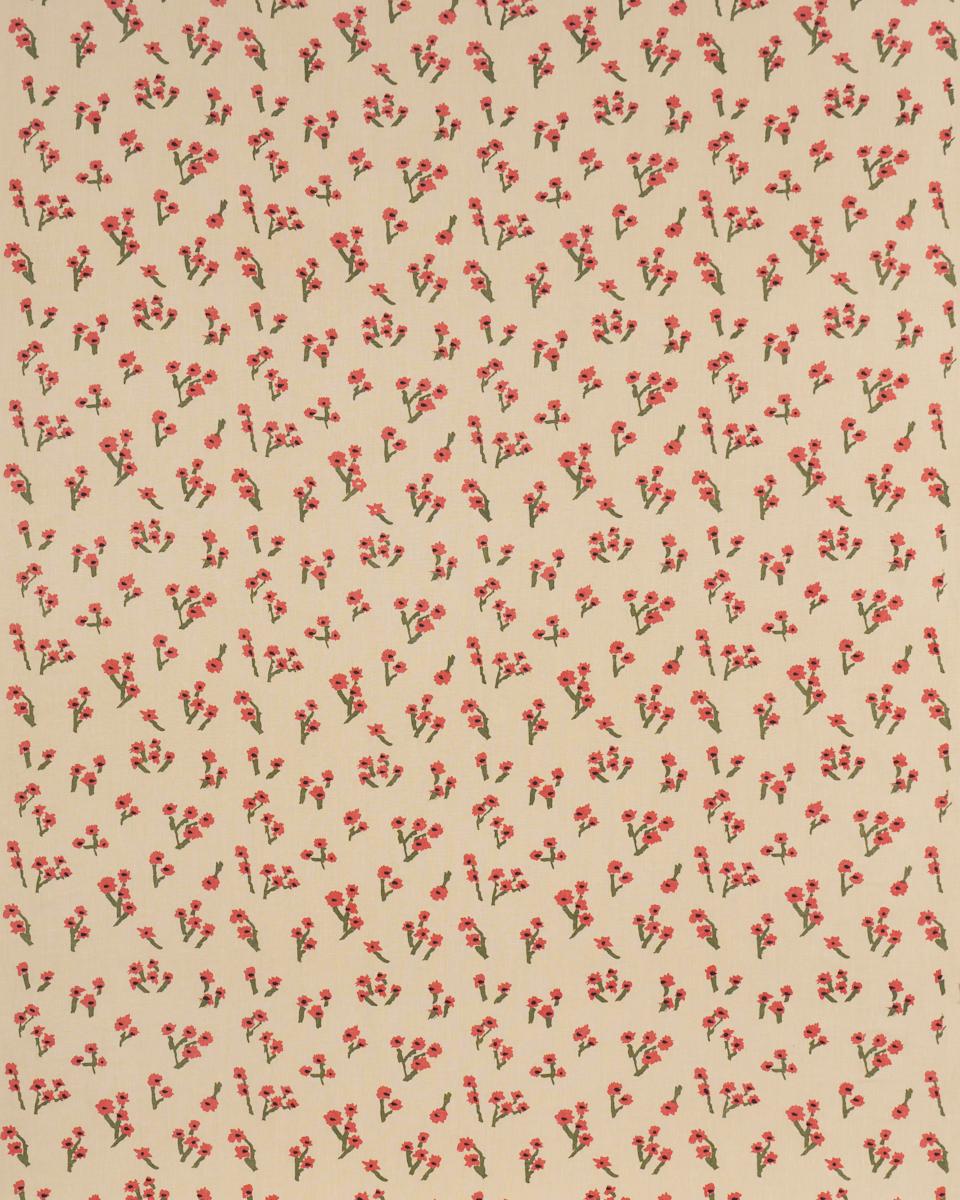 Schumacher Rosie Posy Red Fabric