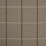 Schumacher Taos Grid Taupe Fabric