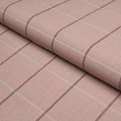 Schumacher Taos Grid Pink Fabric