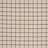 Schumacher Tucson Grid Brown Fabric