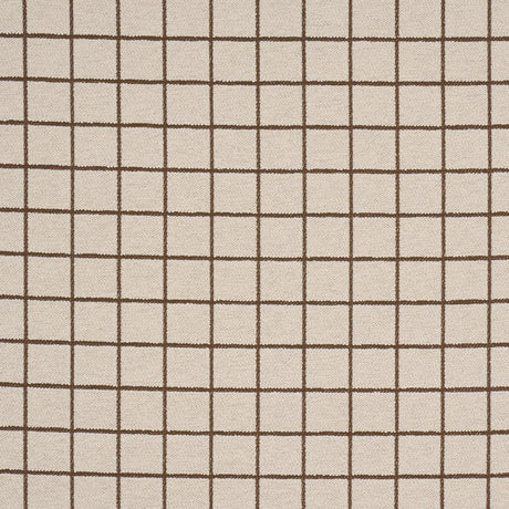 Schumacher Tucson Grid Brown Fabric