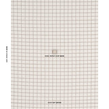 Schumacher Tucson Grid Brown Fabric
