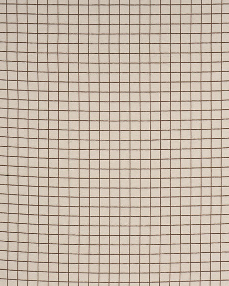 Schumacher Tucson Grid Brown Fabric