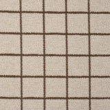 Schumacher Tucson Grid Brown Fabric
