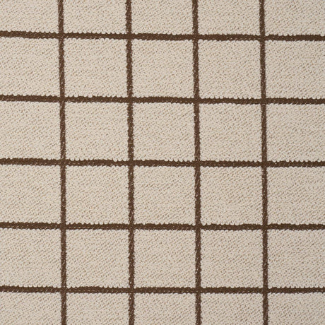 Schumacher Tucson Grid Brown Fabric