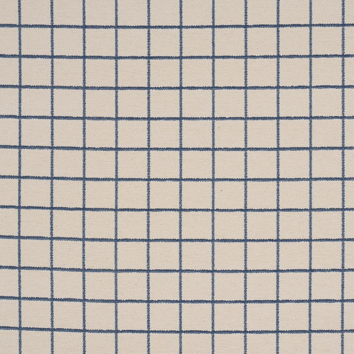 Schumacher Tucson Grid Blue Fabric