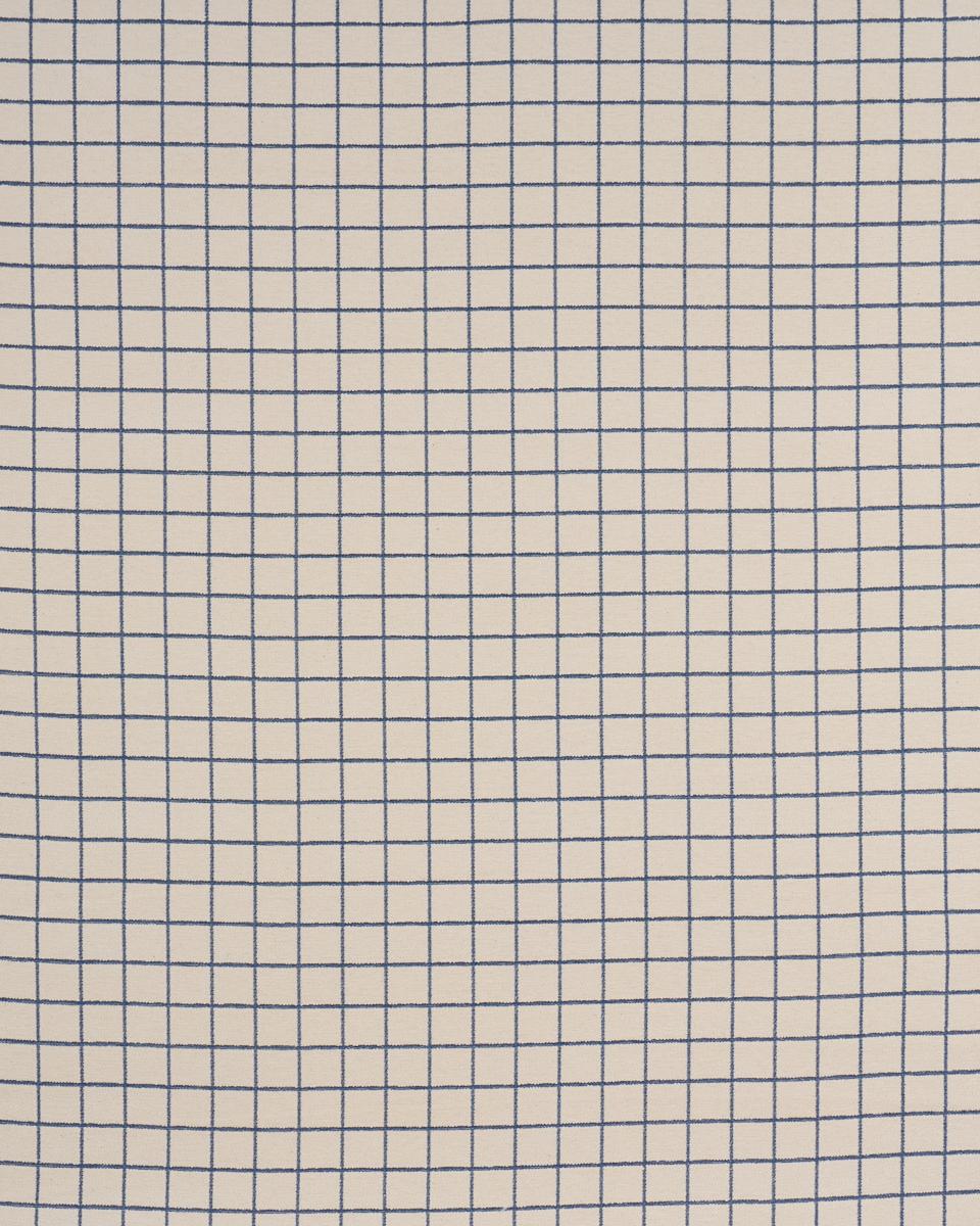 Schumacher Tucson Grid Blue Fabric