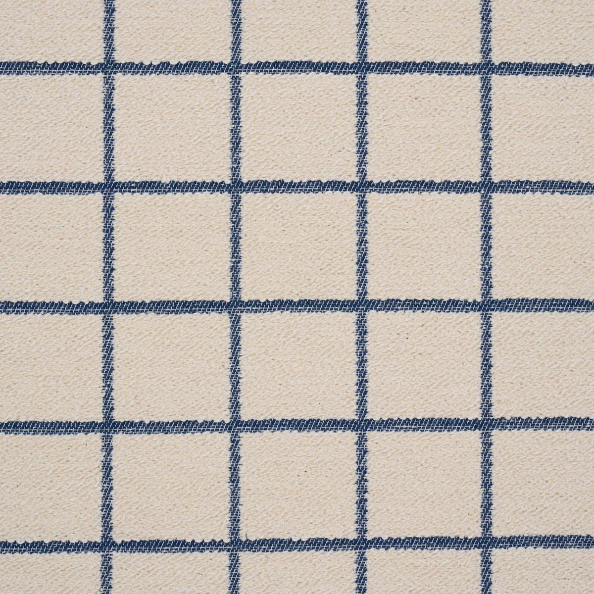 Schumacher Tucson Grid Blue Fabric