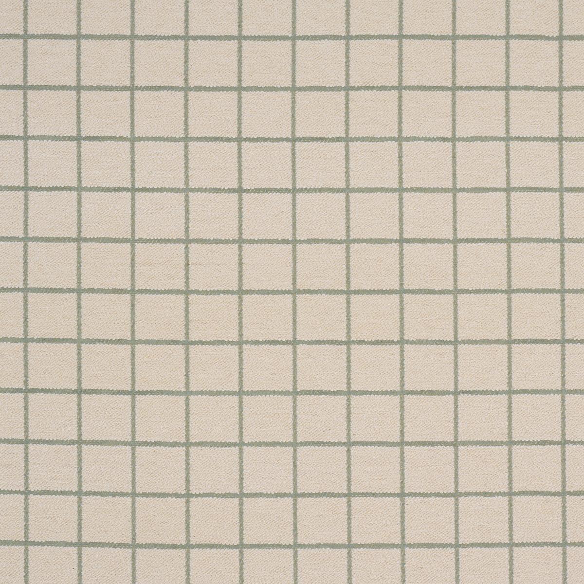 Schumacher Tucson Grid Aqua Fabric