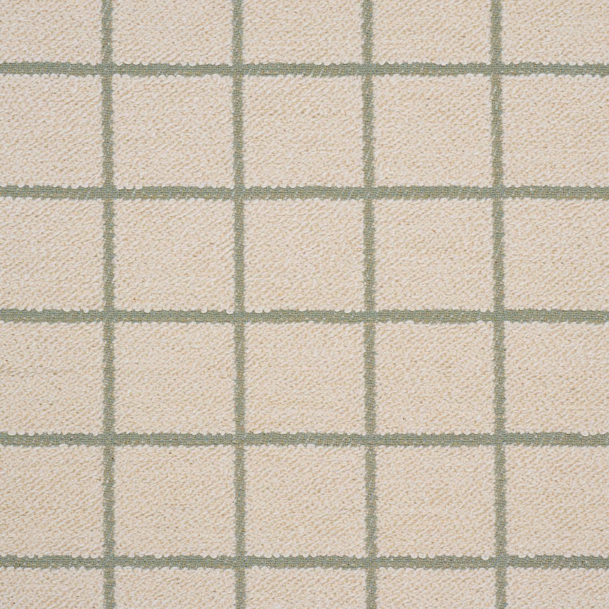 Schumacher Tucson Grid Aqua Fabric