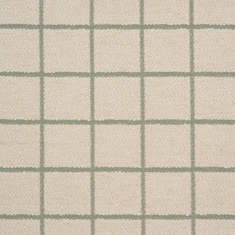 Schumacher Tucson Grid Aqua Fabric