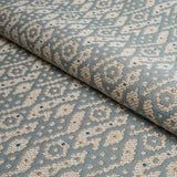 Schumacher Tazzie Performance Sky Fabric