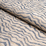 Schumacher Cammie Performance Indigo Fabric