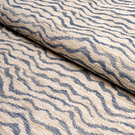 Schumacher Cammie Performance Indigo Fabric