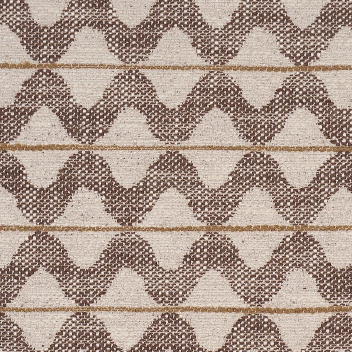 Schumacher Dayana Performance Brown Fabric