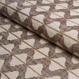Schumacher Dayana Performance Brown Fabric