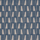 Schumacher Gaetan Performance Indigo Fabric