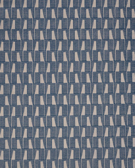 Schumacher Gaetan Performance Indigo Fabric