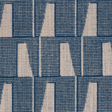 Schumacher Gaetan Performance Indigo Fabric