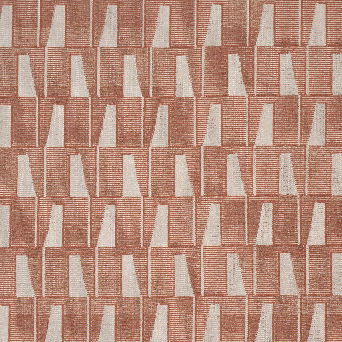 Schumacher Gaetan Performance Terracotta Fabric