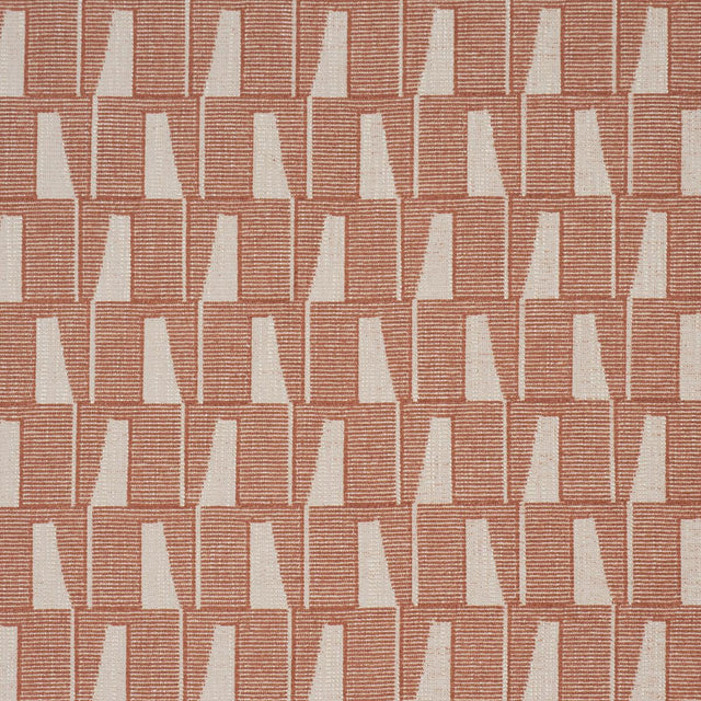 Schumacher Gaetan Performance Terracotta Fabric