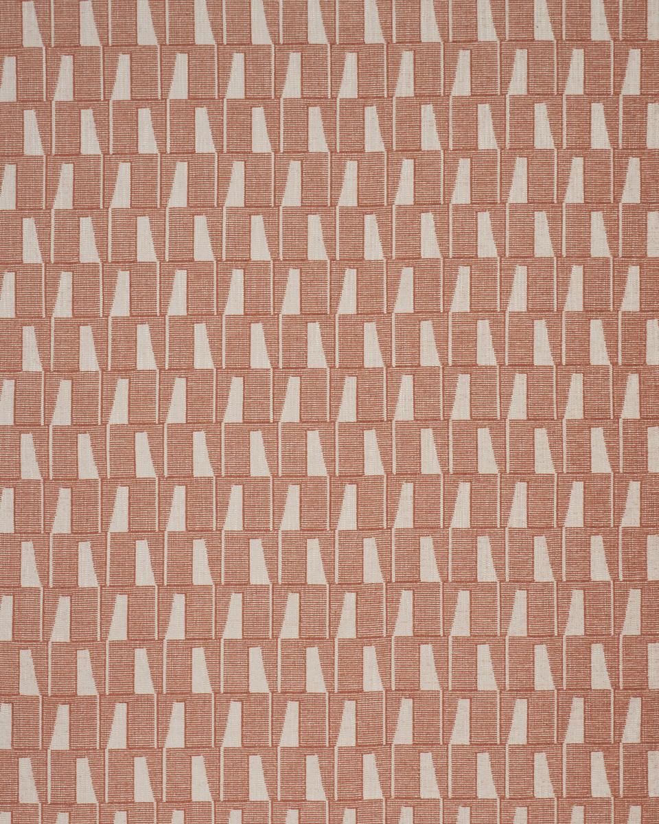Schumacher Gaetan Performance Terracotta Fabric
