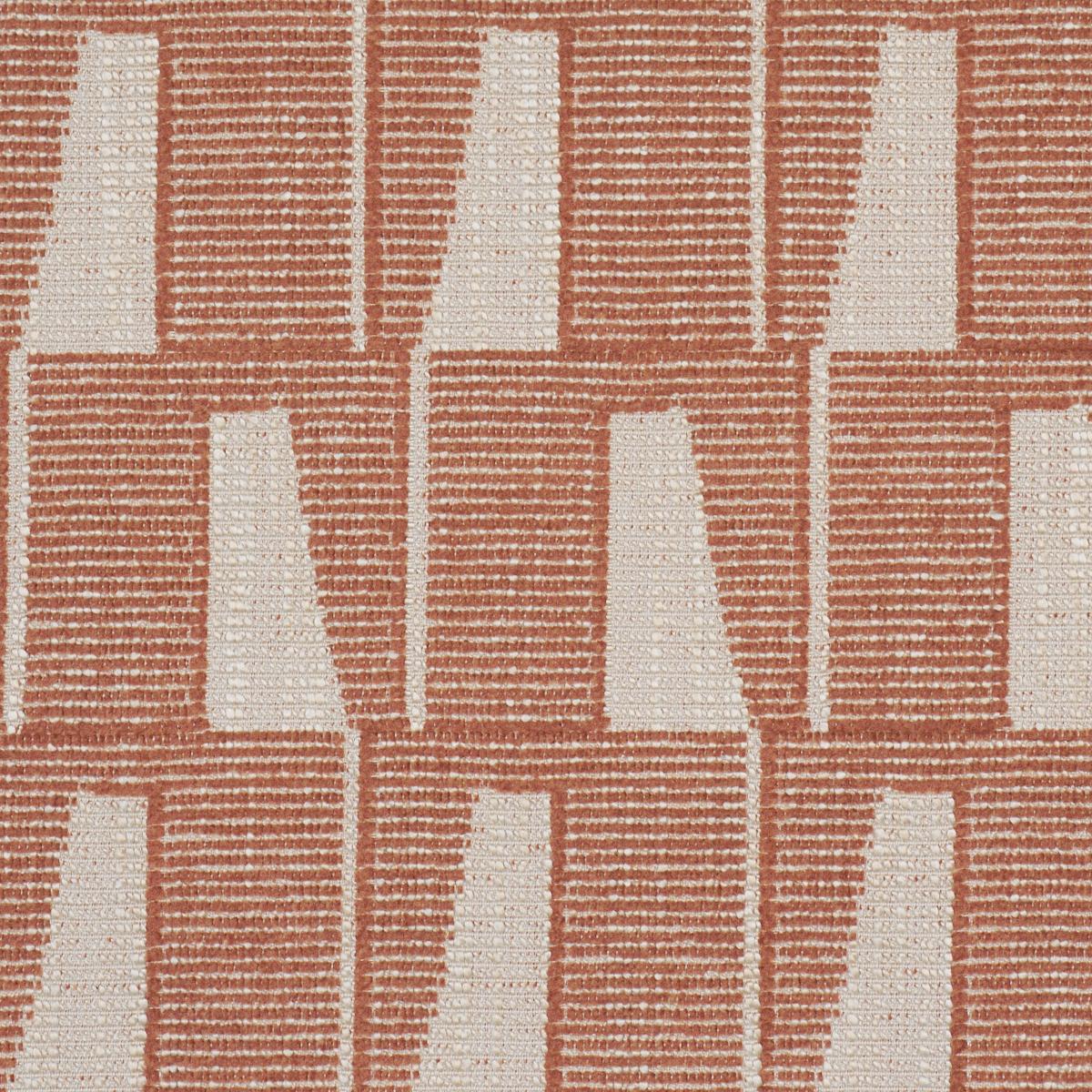 Schumacher Gaetan Performance Terracotta Fabric